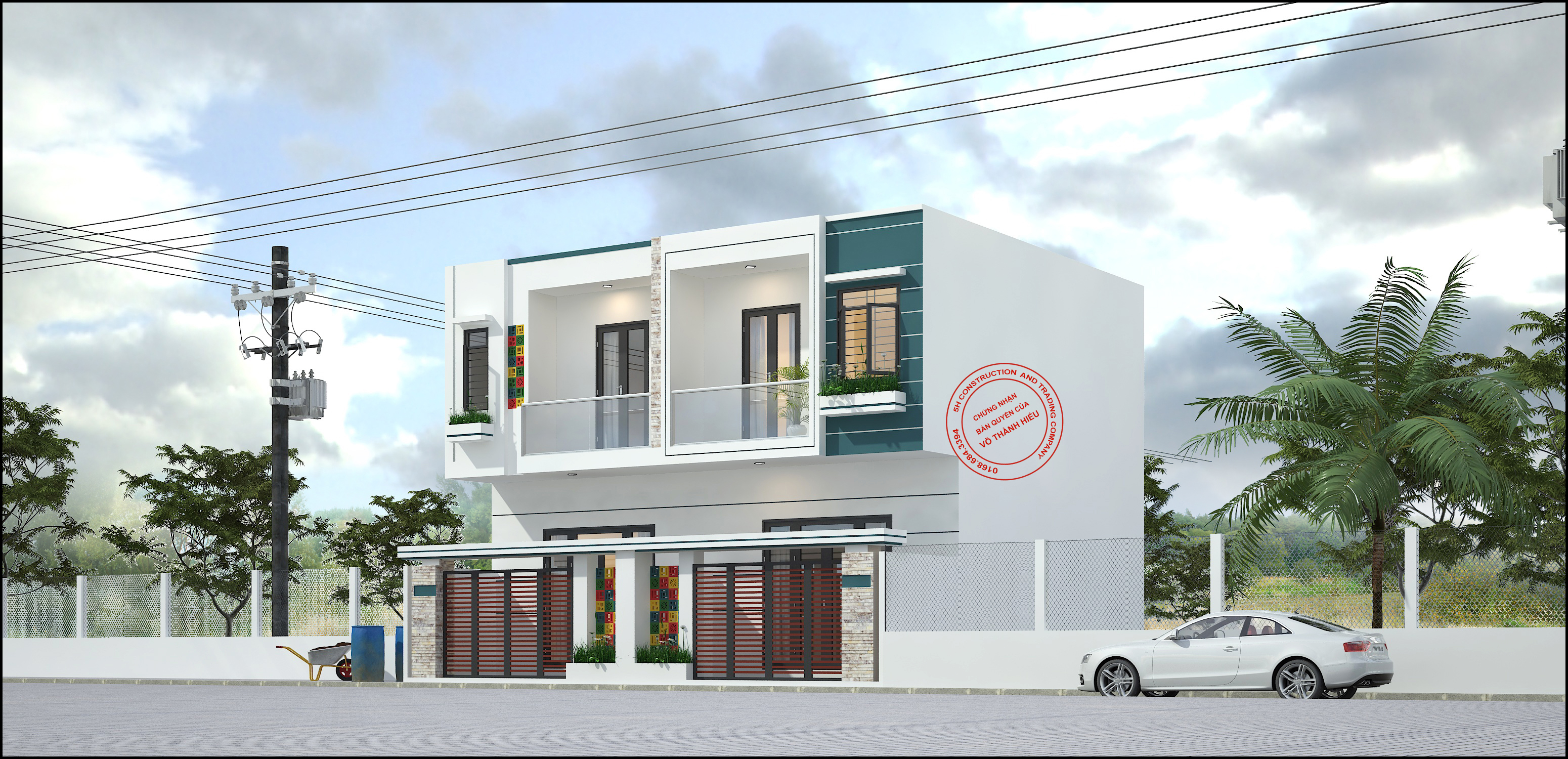 Công trình 970 triệu. 